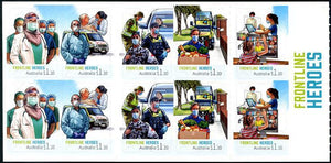 AUS2021-11BKLT Australia COVID-19 Front Line Heroes Booklet