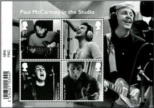 GRBR2021-08M Great Britain Paul McCartney Album Covers Souvenir Sheet (Studio) (1)