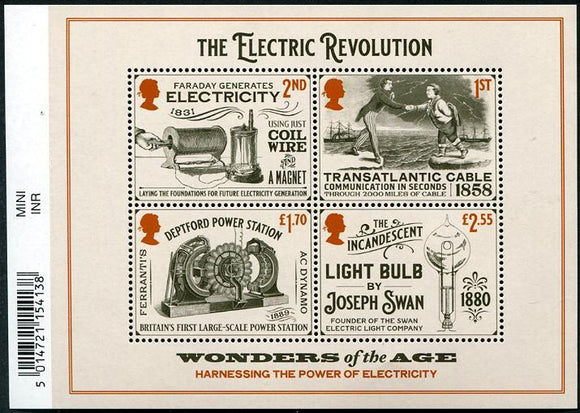 GRBR2021-13M Great Britain Industrial Revolutions Souvenir Sheet (1)