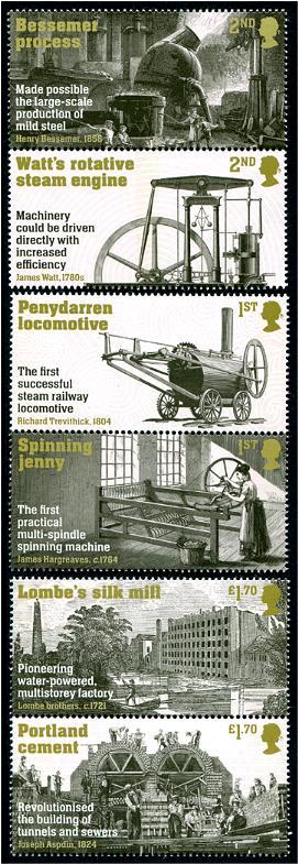 GRBR2021-13 Great Britain Industrial Revolutions Setenant Pairs (3)