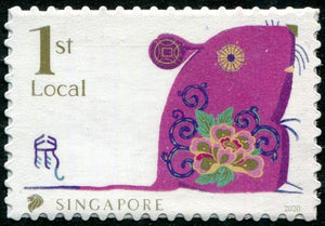 SING2020-01S Singapore Year of the Rat Self-Adhesive