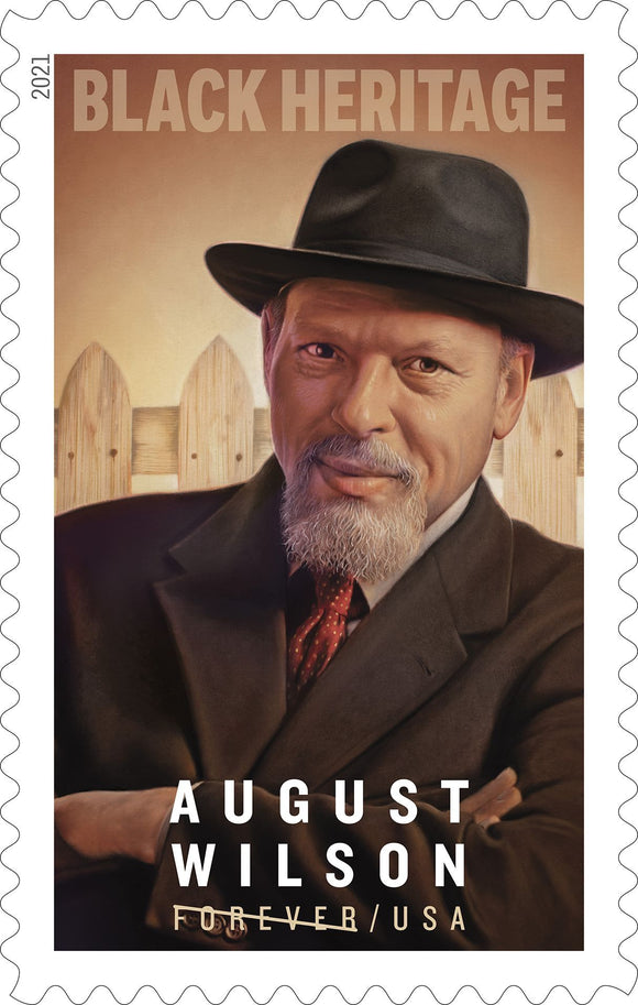 US #5555 US New Issue 2021 August Wilson - Black Heritage Forever Stamp
