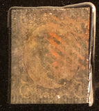 US #1 Franklin Used, Stitch Watermark Variety